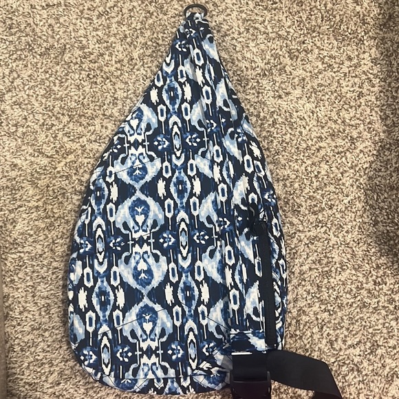 Vera Bradley * Women's Cotton Sling Backpack Bookbag * NWT *IKAT ISLAND - Picture 5 of 6
